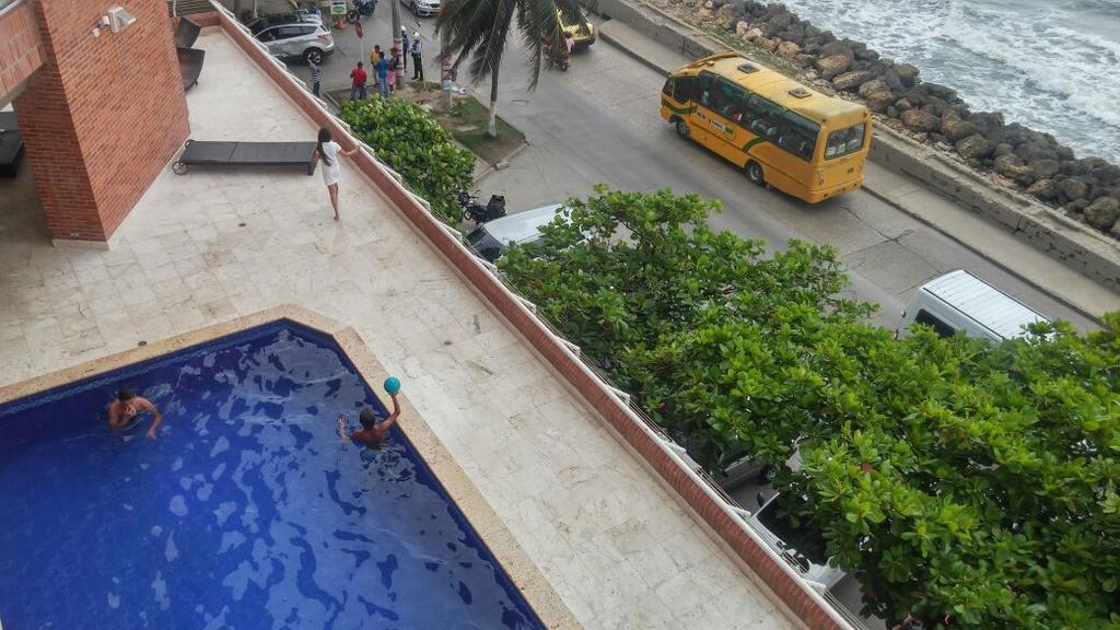 Apto En Cartagena Ed Puerto Azul Vista Al Marアパートメント エクステリア 写真