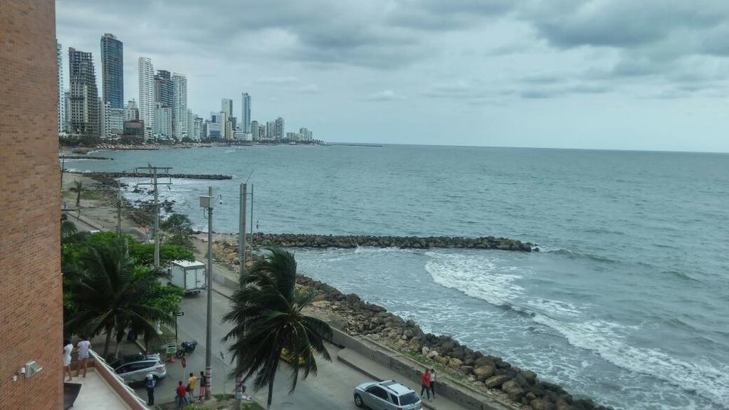 Apto En Cartagena Ed Puerto Azul Vista Al Marアパートメント エクステリア 写真